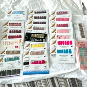 Lot of 25 Color Street, Dashing Diva, & Essie Nail Strips NEW
